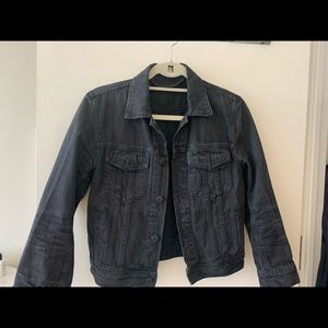 Helmut lang black jean jacket